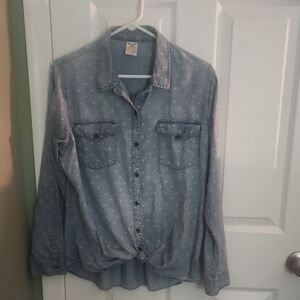 Faded Glory Denim Blue Shirt